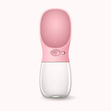 Load image into Gallery viewer, Portable Pet Dog Water Bottle Travel Dog Water Bowl Cat Feeding Drinking Cup Outdoor Dog Water Dispenser 350/550 ML Pet Products